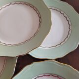 9 flat plates L'Amandinoise "Cafés Nico"