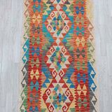 Handmade Persian Gashqaï corridor rug