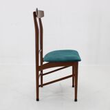 1960s Set Of Four Mahogany Dining Chairs, Italy