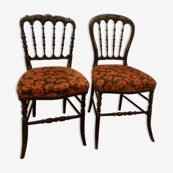 2 chaises Napoléon III