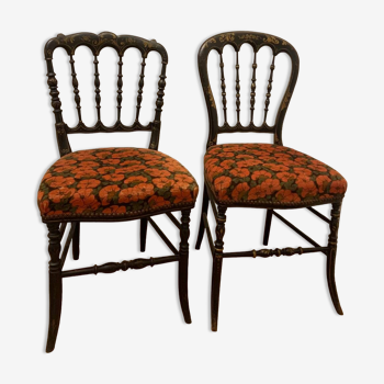 2 Napoleon III chairs