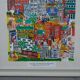 Hand signed modern lithograph by Gunilla Mann, 1990s.