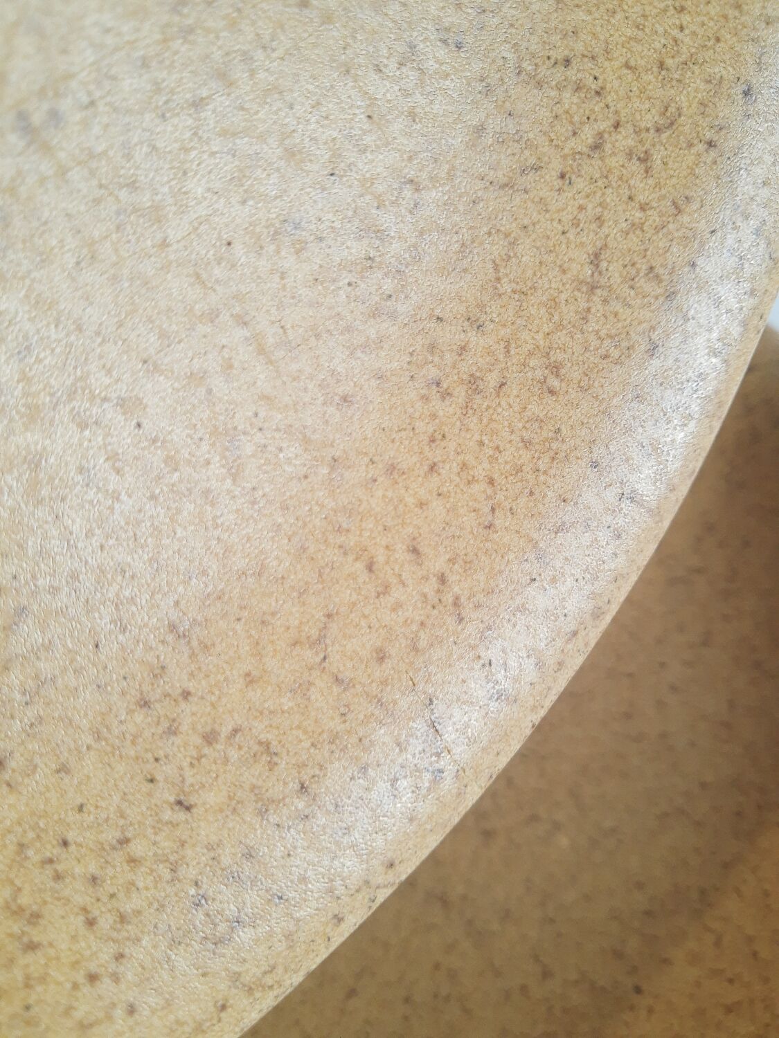 Trio of vintage Chantilly France stoneware dinner plates