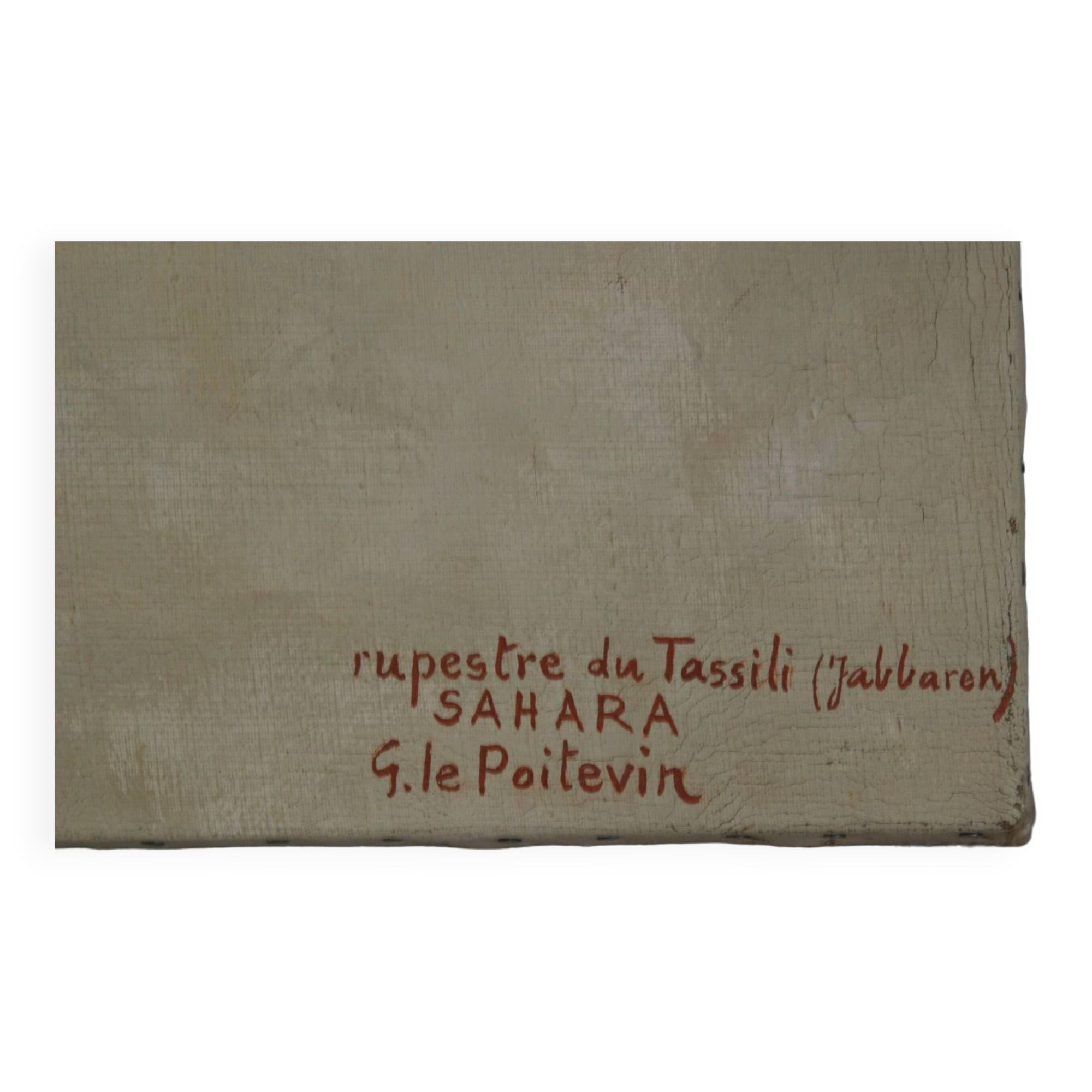 Painting “Tassiy cave” Georges le Poitevin