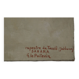 Painting “Tassiy cave” Georges le Poitevin