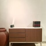 Wooden and formica sideboard