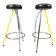 Pair of Duplex stools by Javier Mariscal for BD 1980s Memphis