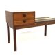 Banc-téléphone scandinave en palissandre, Suède, 1960