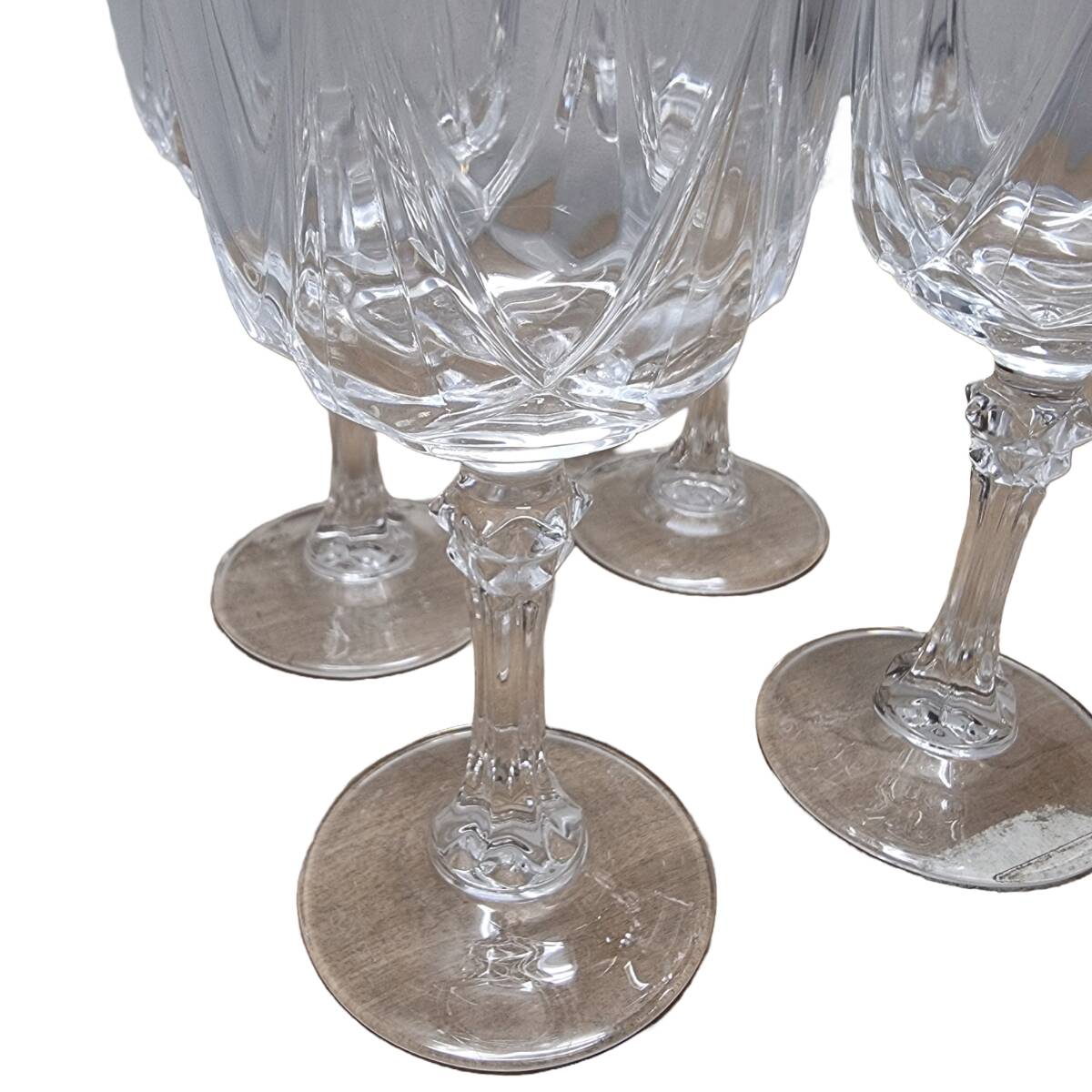 Vintage Crystal Wine Glasses, 1950s