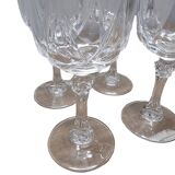 Vintage Crystal Wine Glasses, 1950s