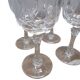 Verres à vin en cristal vintage, années 1950
