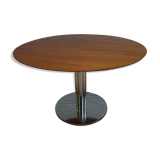 Mid-century modern round table by  Knoll International Kiga S.p.A, 1960s