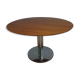 Mid-century modern round table by  Knoll International Kiga S.p.A, 1960s