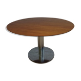 Mid-century modern round table by  Knoll International Kiga S.p.A, 1960s