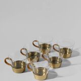 Albert Gustav Bunge (1893–1967) coffee cups set, 1950s
