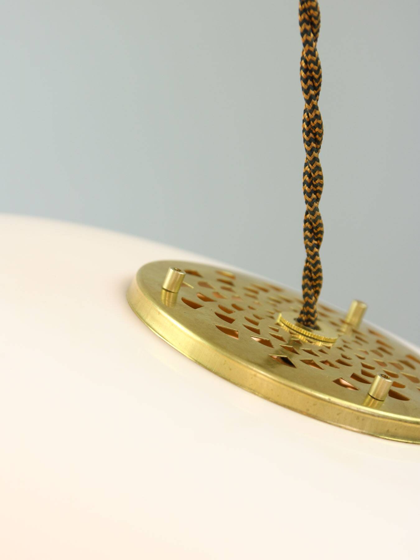 Space Age Medusa by Luigi Massoni for Guzzini in Brass, 1970s