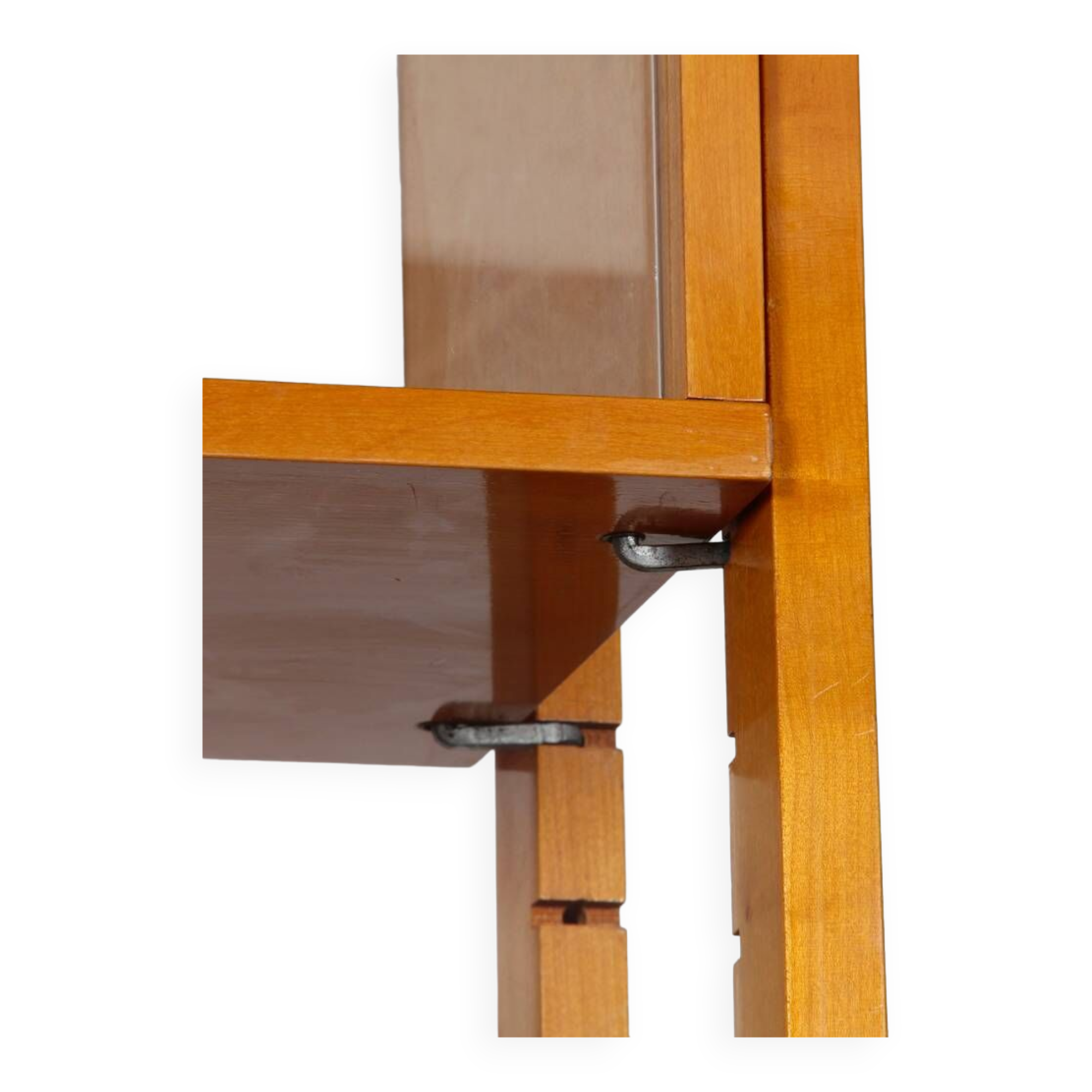 Vintage Czech design wall unit from the 1970s