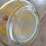 Carafe yellow geometric decor 70s
