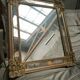 Louis XIV style mirror with giltwood and side panels