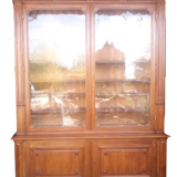 Large walnut library XIX°