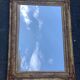 Old style mirror Restoration in gilded stucco wood, 80 x 59 cm