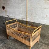 Lit en osier pour enfant