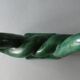 woven ceramic candlestick, slip, 1970s, Vallauris