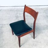 Mid-Century Scandinavian Modern Teak Dining Chairs, Set of 4