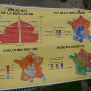 Affiche scolaire MDI La France sa population et structure de la population