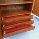 Vintage Scandinavian teak wardrobe from the 1960s.