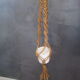 Porte plante ancien en macramé