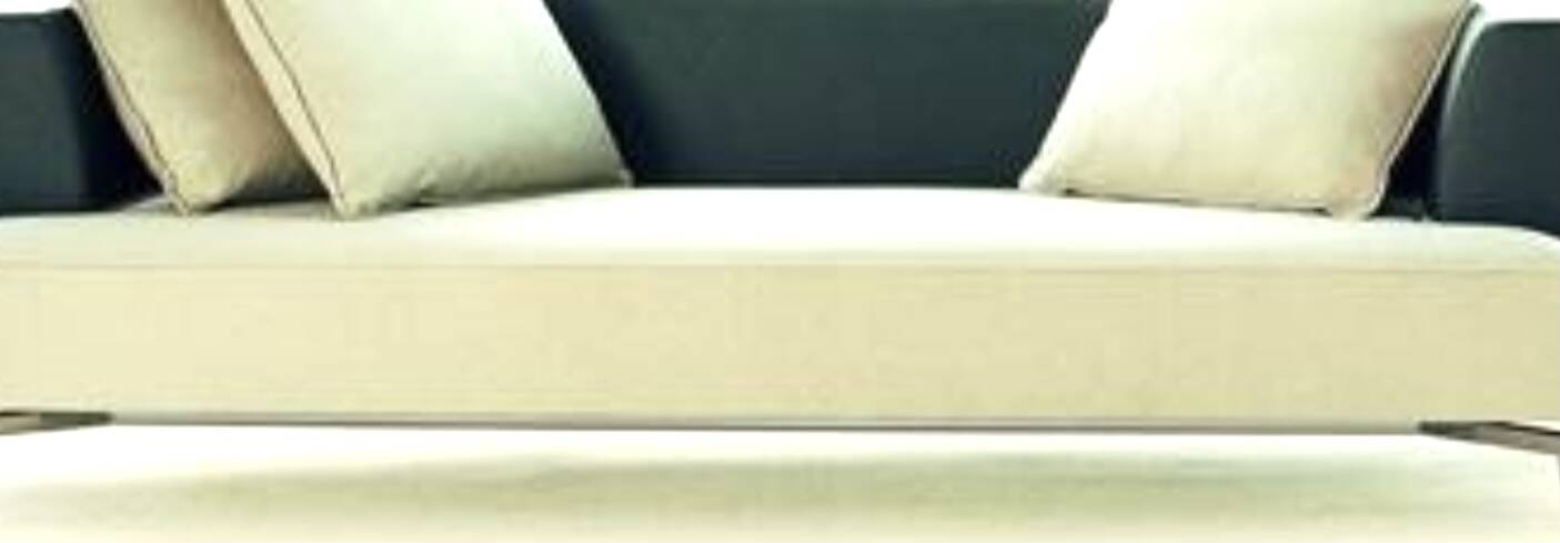 High-end 3-seater leather and fabric sofa