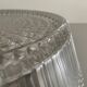 Flush mount crystal glass ceiling light from the mid-century, 1960s, Germany