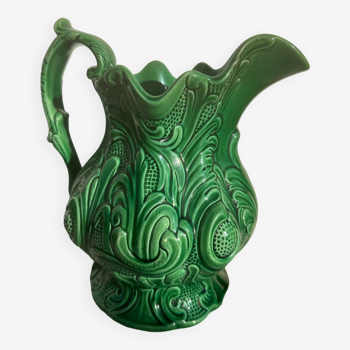 Pitcher xix green ceramic