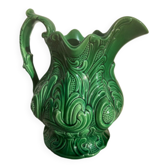 Pitcher xix green ceramic
