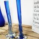 Blue soliflores vases