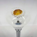 Mid-Century Chrome & Murano Glass Floor Lamp, Italy, 1970's