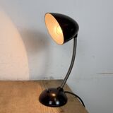 Vintage Brown Bakelite Gooseneck Table Lamp, 1950s
