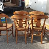 6 Louis Philippe chairs
