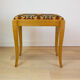 Vintage French stool with gobelin upholstery