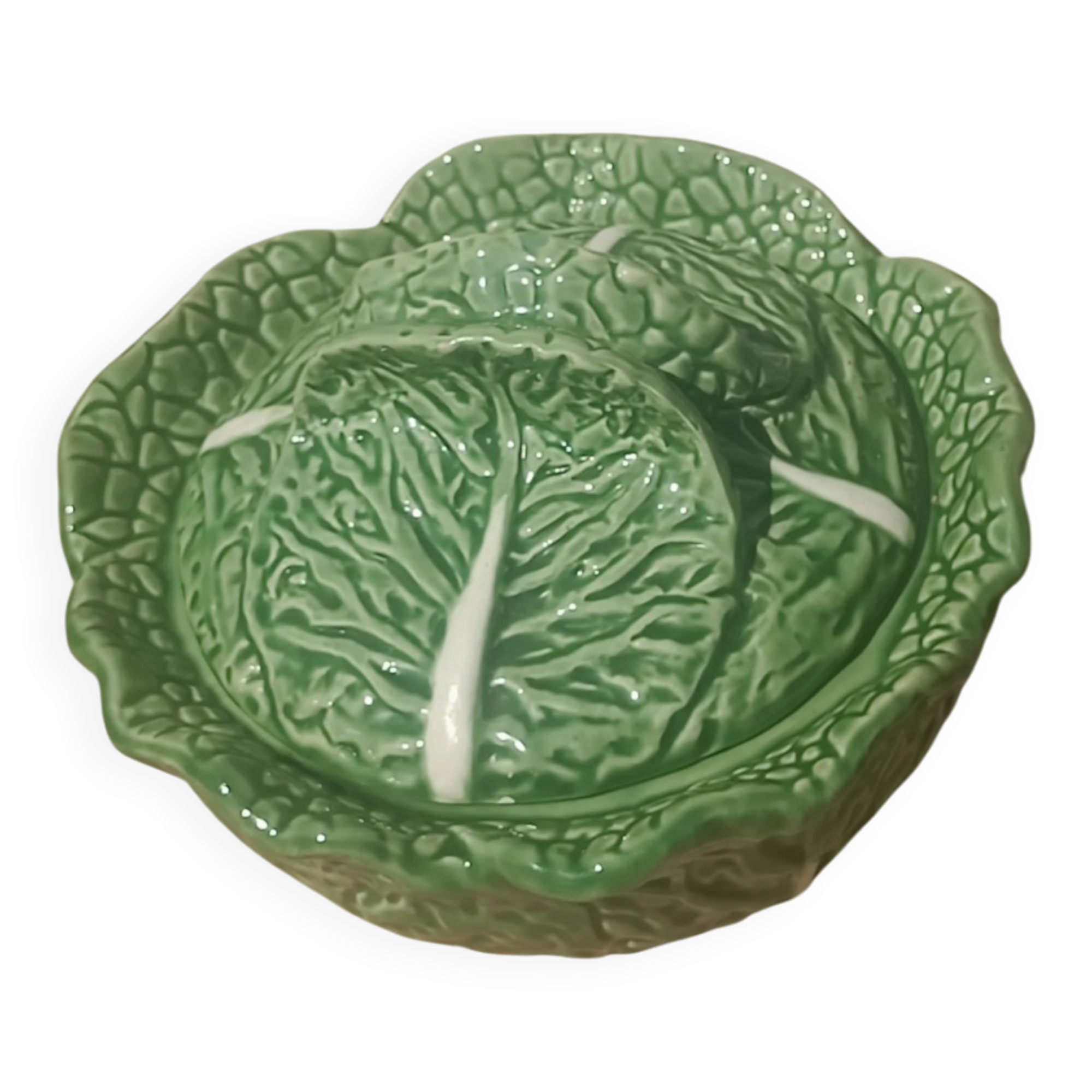 Vintage cabbage decor soup tureen