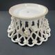 Woven ceramic fruit bowl