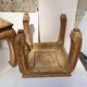 2 tables d'appoint en bois d'orme, Chine années 50