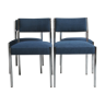 Set of 4 chairs model "Roma" of Pierre Guariche for Meurop