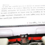 Revised Hermes baby S typewriter with new ribbon