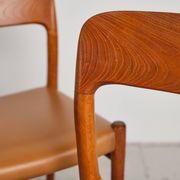 Set of four dining chairs by Niels O. Møller