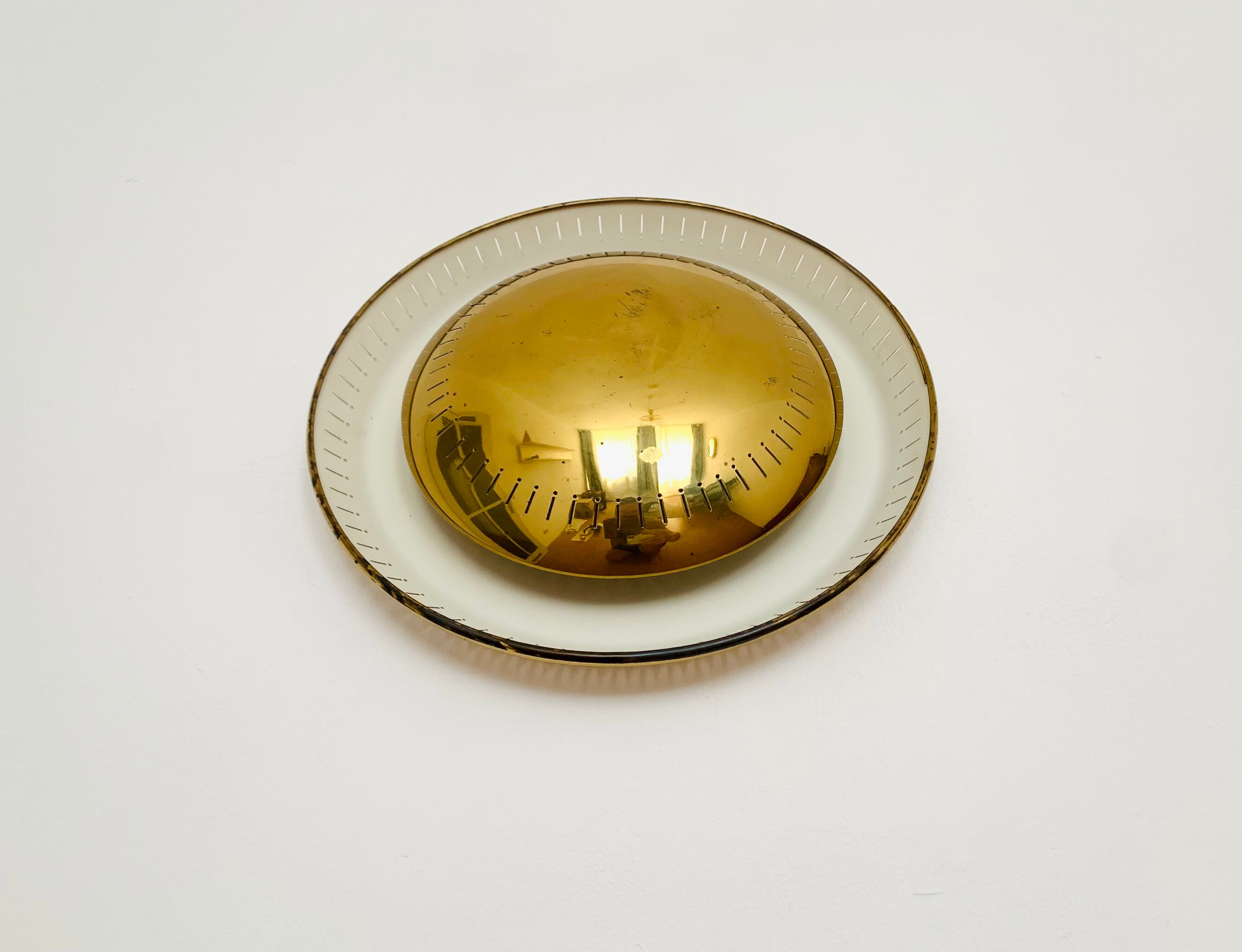 Italian Sunburst Wall Lamp or Flush Light