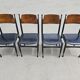Set of 4 Mid-Century dining chairs by Paolo Buffa, 1960s.