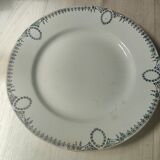 Ensemble de 2 assiettes en terre de fer Saint Amand