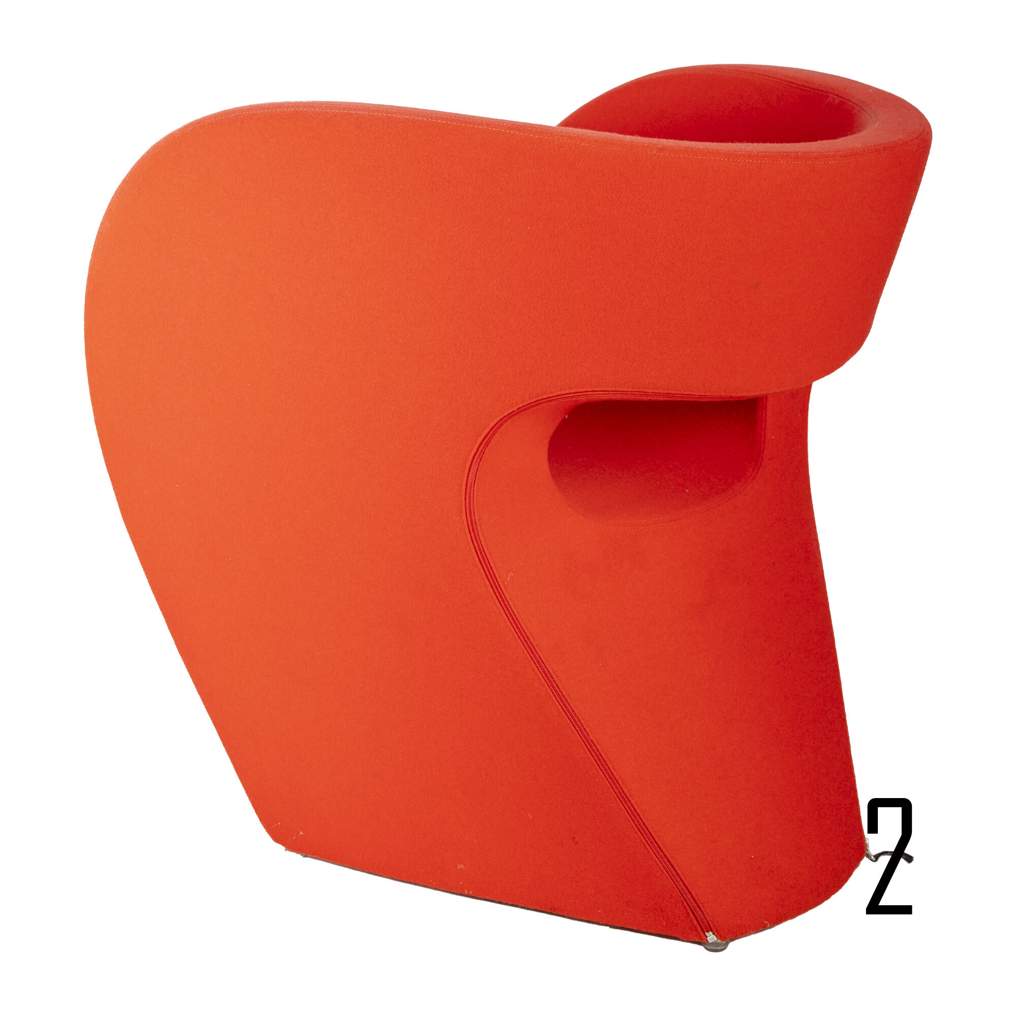 Red Little Albert Armchair by Ron Arad for Moroso